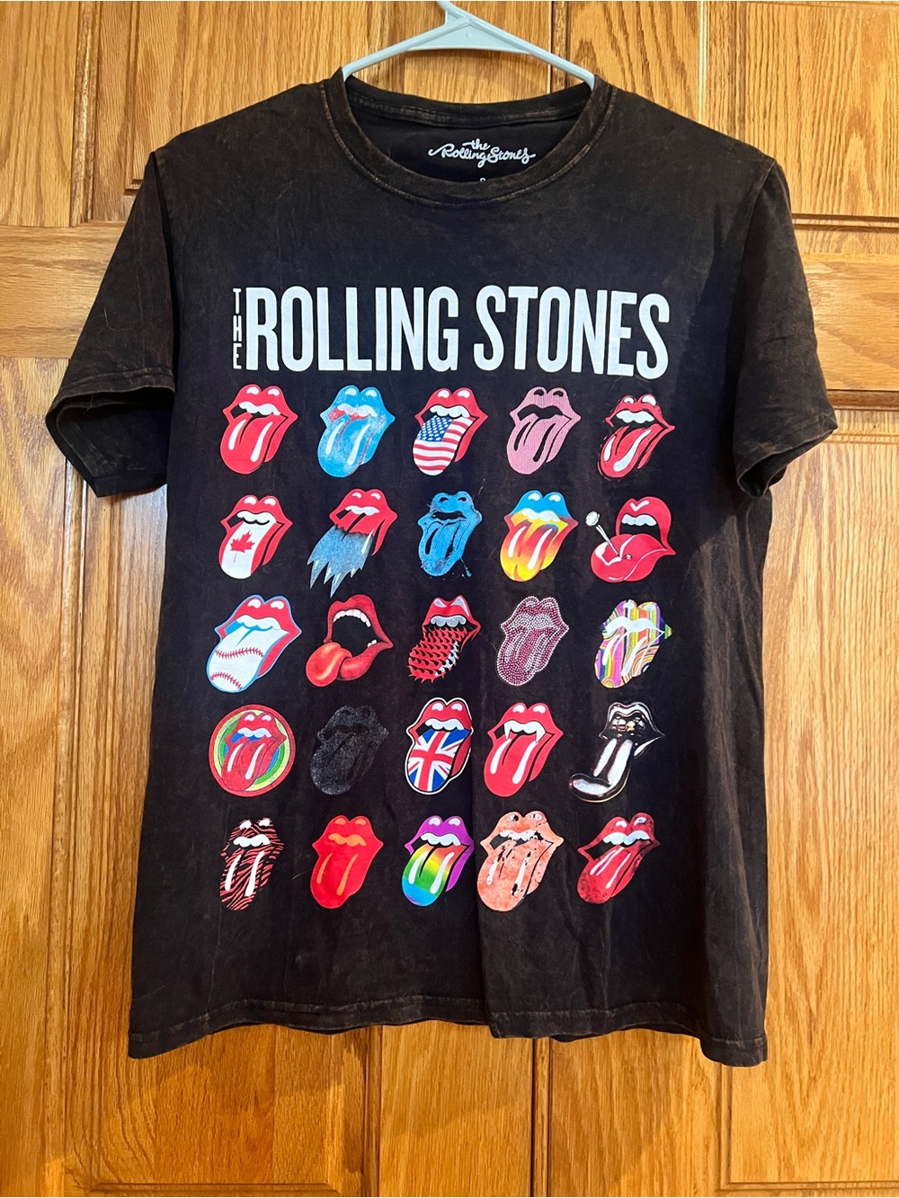 Τhe Rolling Stones - Graphic Tee with Multi-Colored Tongues